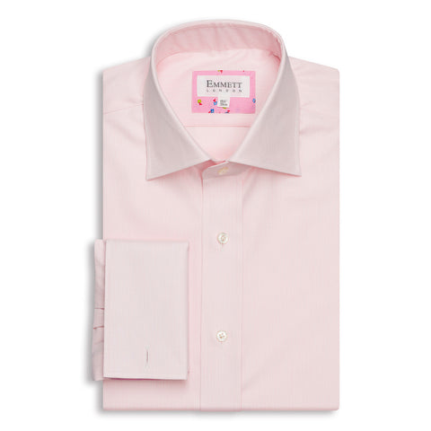Fine Pink & White Striped Shirt