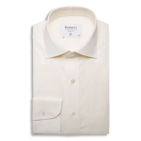 Off White Pinpoint Shirt