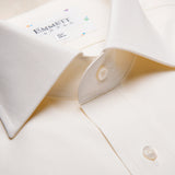 Off White Pinpoint Shirt