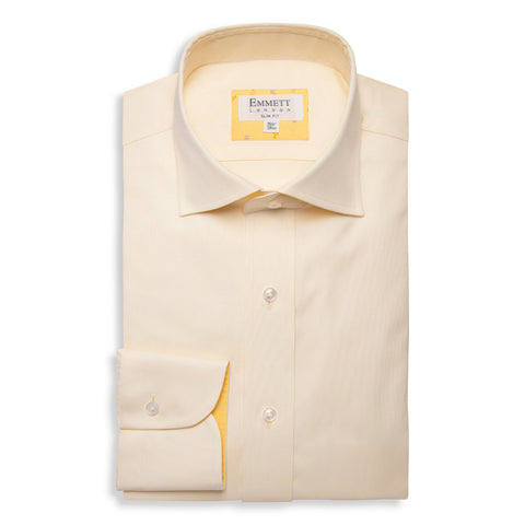 Yellow Pinpoint Shirt