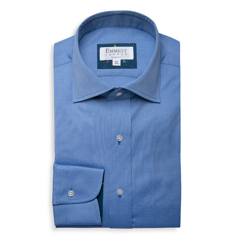 Dark Blue Pinpoint Shirt