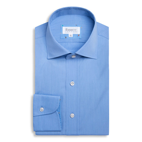 French Blue End On End Shirt