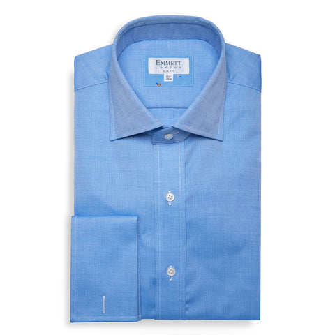 Blue Anti-Wrinkle Oxford Shirt