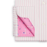 Pink & White Stripe Shirt