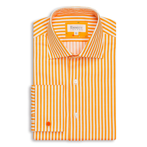 Orange & White Stripe Shirt