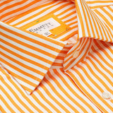 Orange & White Stripe Shirt