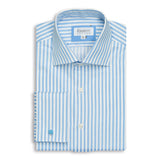 Light Blue & White Striped Shirt