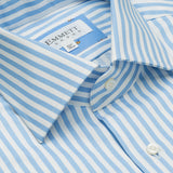 Light Blue & White Striped Shirt
