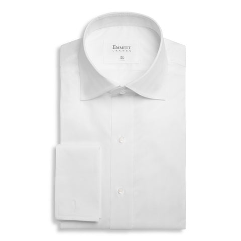 White Herringbone Shirt