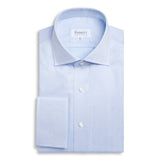 Light Blue Herringbone Shirt