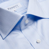 Light Blue Herringbone Shirt