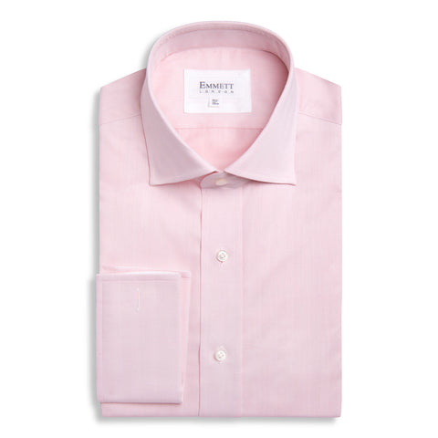 Pink Herringbone Shirt