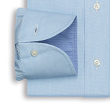 Blue Poplin Anti-Wrinkle Shirt