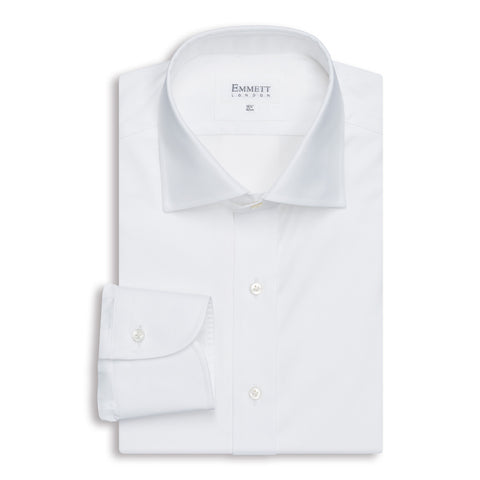 White Twill Anti-Wrinkle Shirt
