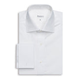 White Poplin Anti-Wrinkle Shirt