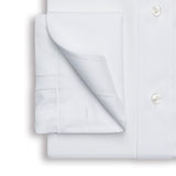 White Poplin Anti-Wrinkle Shirt