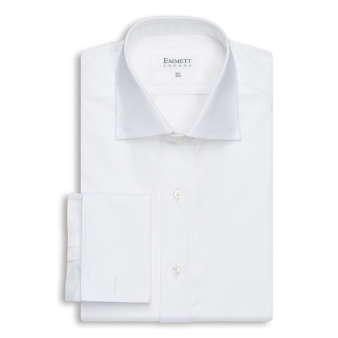 White Twill Anti-Wrinkle Shirt