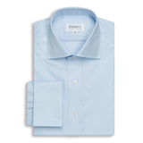 Light Blue Twill Anti-Wrinkle Shirt