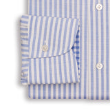 Blue & White Striped Chambray Shirt