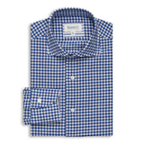 Blue & White Gingham Chambray Shirt