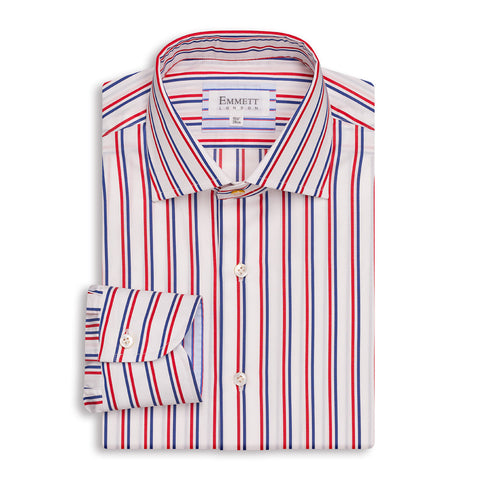 Red, White & Blue Striped Shirt