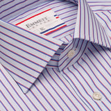 Blue & Red Striped Shirt