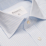 Blue & White Striped Oxford Shirt