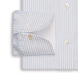 Blue & White Striped Oxford Shirt