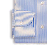 Blue & White Striped Airtex Shirt