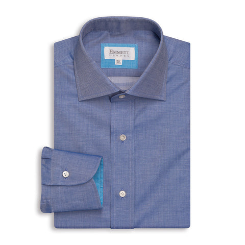 Navy Summer Twill Shirt