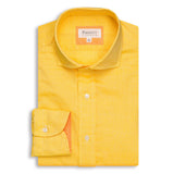 Warm Yellow  Linen Shirt