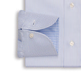 Dashed Blue Striped Shirt