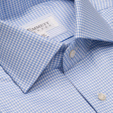 Light Blue Houndstooth Shirt