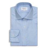 Blue Twill Super Slim Shirt