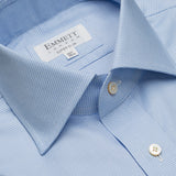 Blue Twill Super Slim Shirt