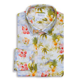 Floral Printed Linen Shirt