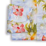 Floral Printed Linen Shirt