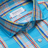 Turquoise Check Shirt