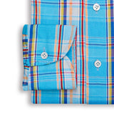 Turquoise Check Shirt