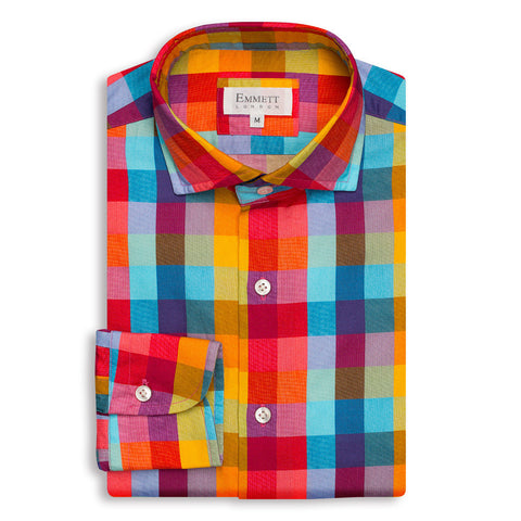 Multi Coloured Check Shirt