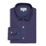 Blue Denim Eye Print Shirt