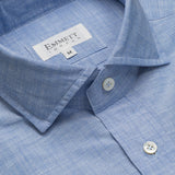 Washed Blue Linen Shirt