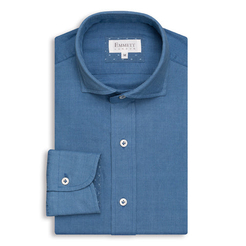 Navy Blue Oxford Shirt