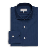 Tonal Blue Striped Shirt