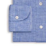 Blue Washed Linen Shirt