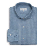 Blue Check Linen Shirt