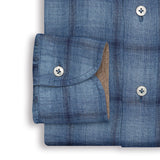 Blue Check Linen Shirt