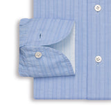 Blue Embroidered Stripe shirt