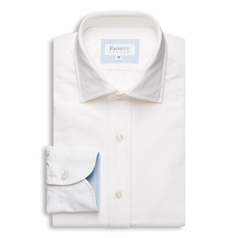 White Casual Oxford Shirt