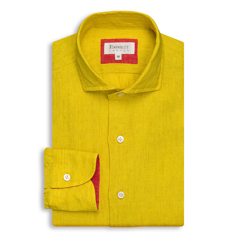 Mustard Linen Shirt